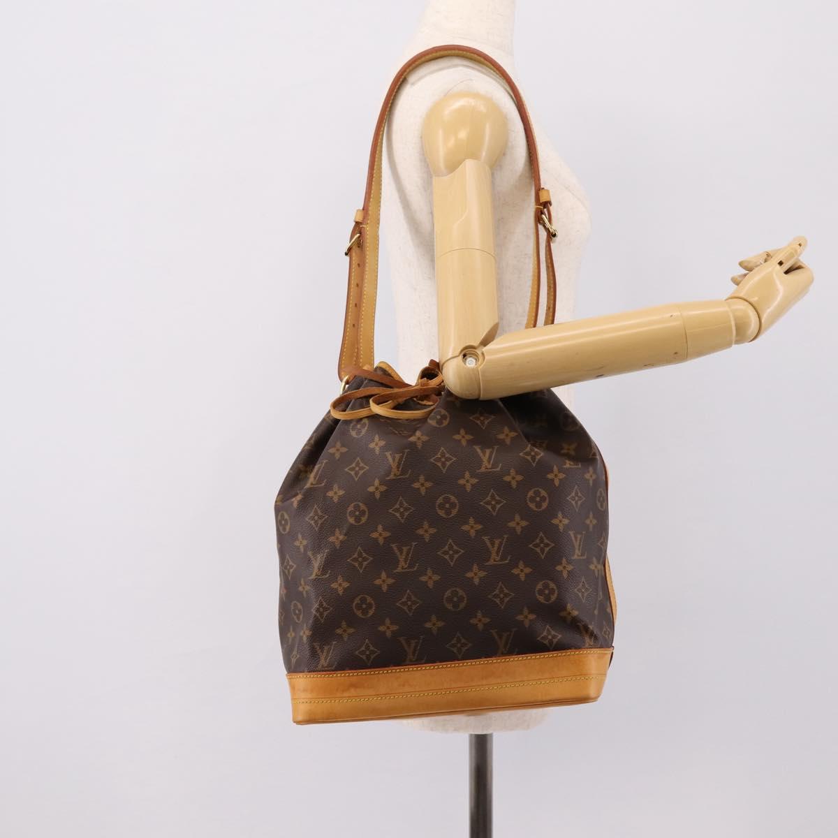LOUIS VUITTON Monogram Noe Shoulder Bag M42224 LV Auth 201475V