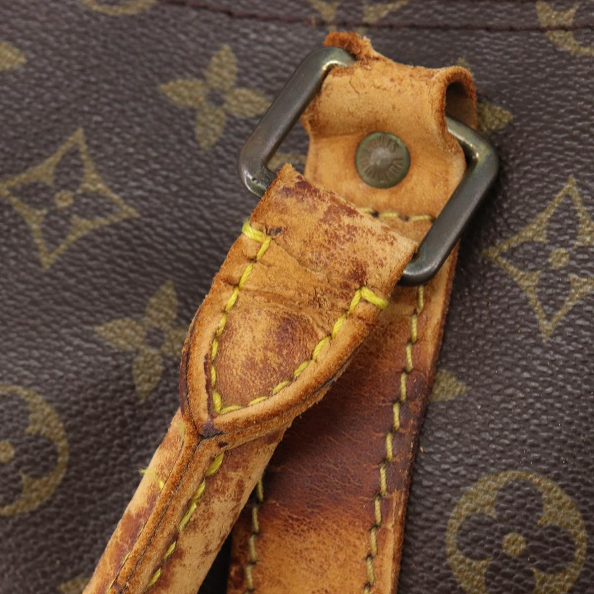 LOUIS VUITTON Monogram Keepall 55 Boston Bag M41424 LV Auth 201479