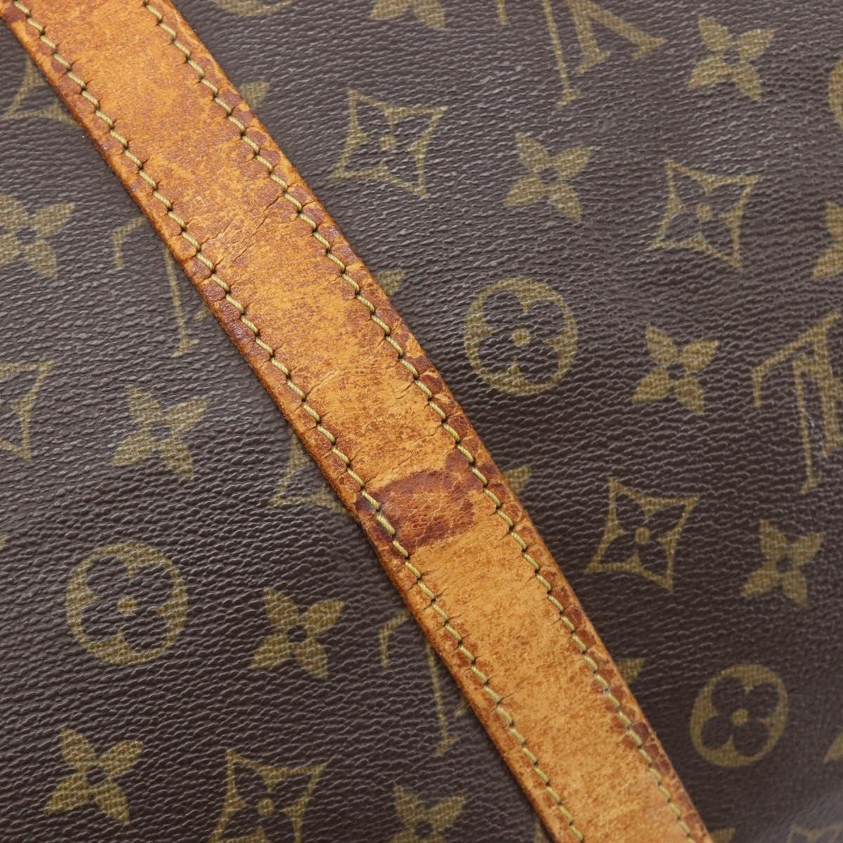 LOUIS VUITTON Monogram Keepall 55 Boston Bag M41424 LV Auth 201479