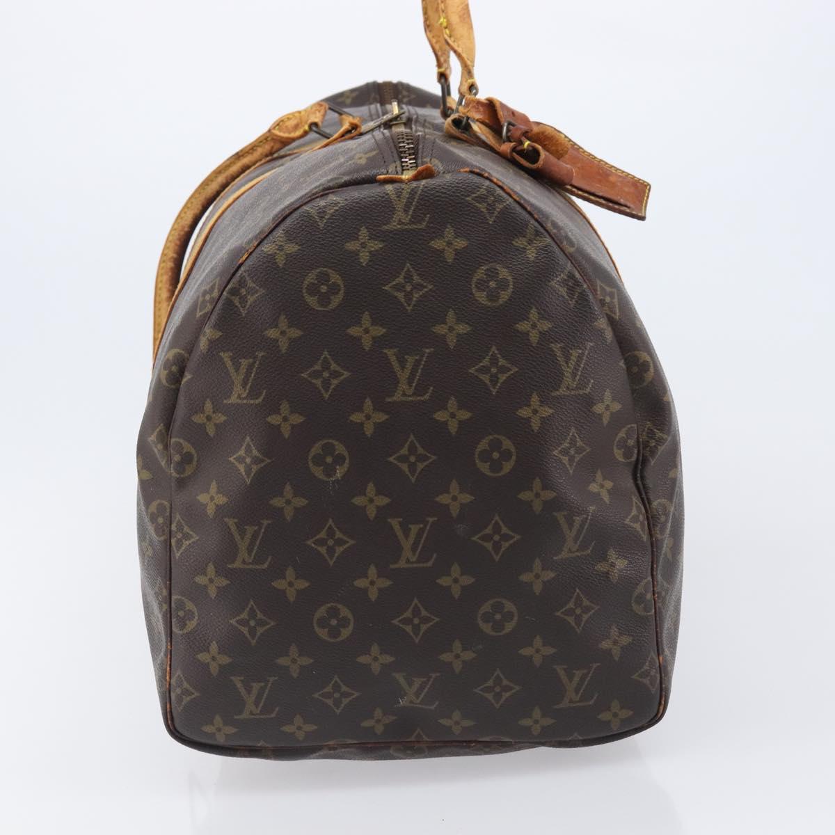 LOUIS VUITTON Monogram Keepall 55 Boston Bag M41424 LV Auth 201479