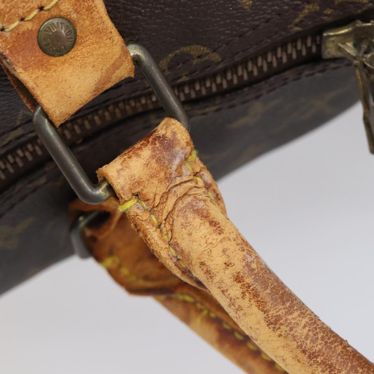 LOUIS VUITTON Monogram Keepall 55 Boston Bag M41424 LV Auth 201479
