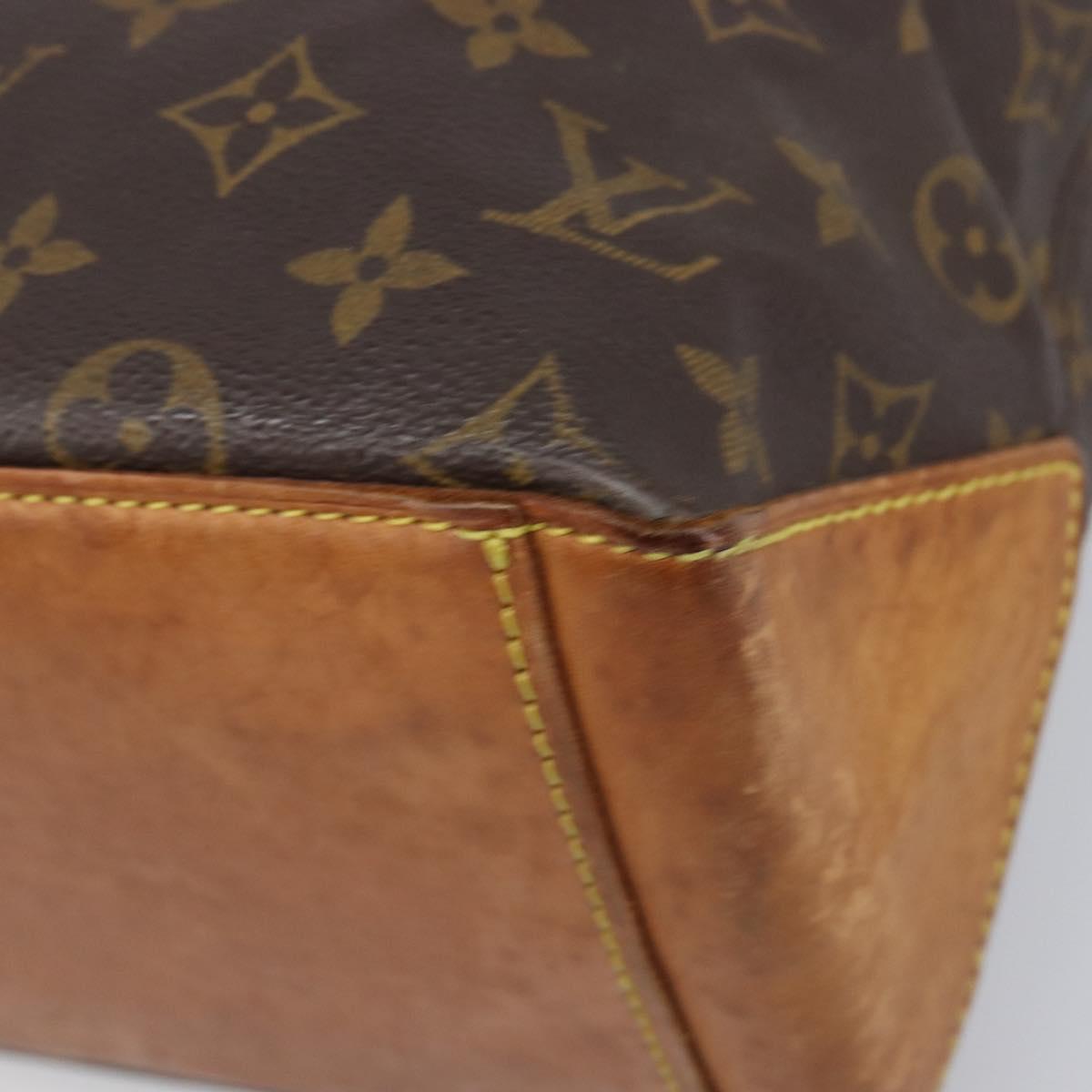 LOUIS VUITTON Monogram Cabas Piano Tote Bag M51148 LV Auth 201480