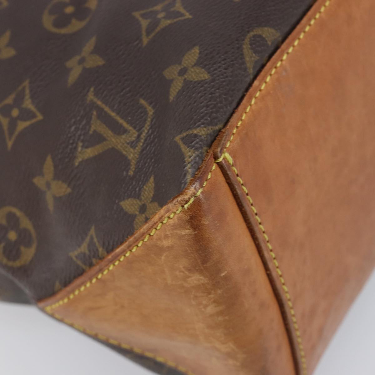 LOUIS VUITTON Monogram Cabas Piano Tote Bag M51148 LV Auth 201480