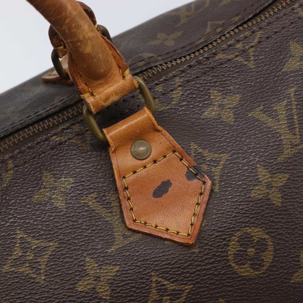 LOUIS VUITTON Monogram Speedy 35 Hand Bag M41524 LV Auth 201481