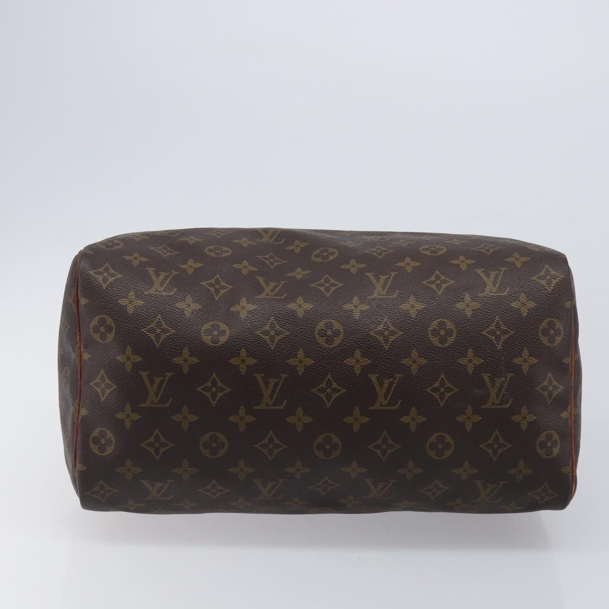 LOUIS VUITTON Monogram Speedy 35 Hand Bag M41524 LV Auth 201481