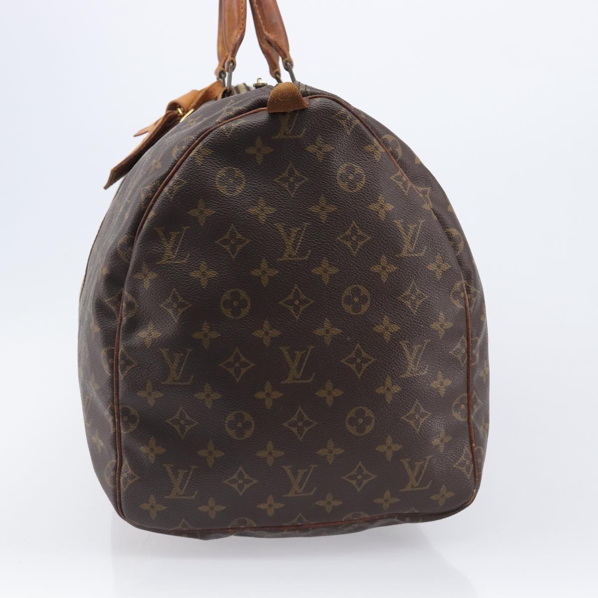 LOUIS VUITTON Monogram Keepall 55 Boston Bag M41424 LV Auth 201482