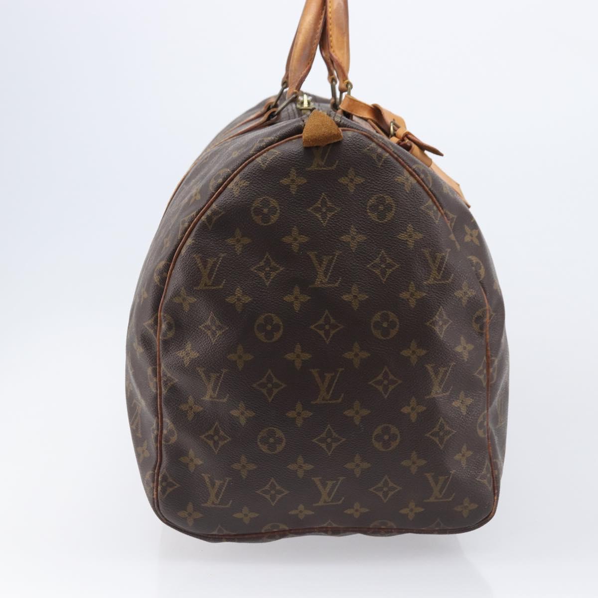 LOUIS VUITTON Monogram Keepall 55 Boston Bag M41424 LV Auth 201482