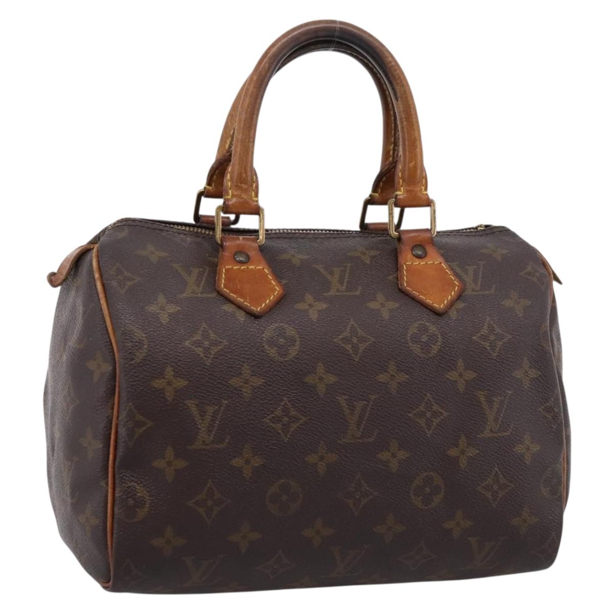 LOUIS VUITTON Monogram Speedy 25 Hand Bag M41528 LV Auth 201491
