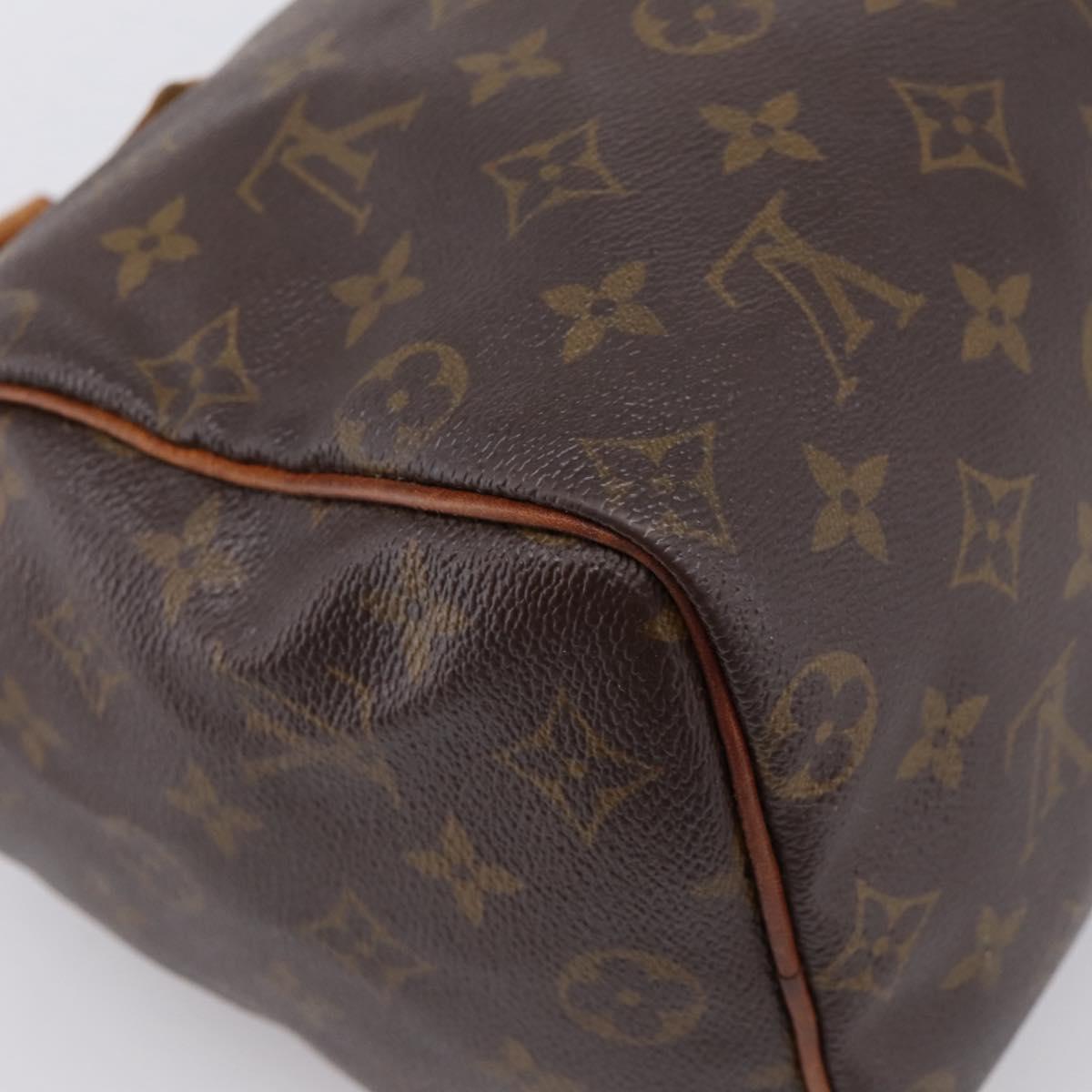 LOUIS VUITTON Monogram Speedy 25 Hand Bag M41528 LV Auth 201491