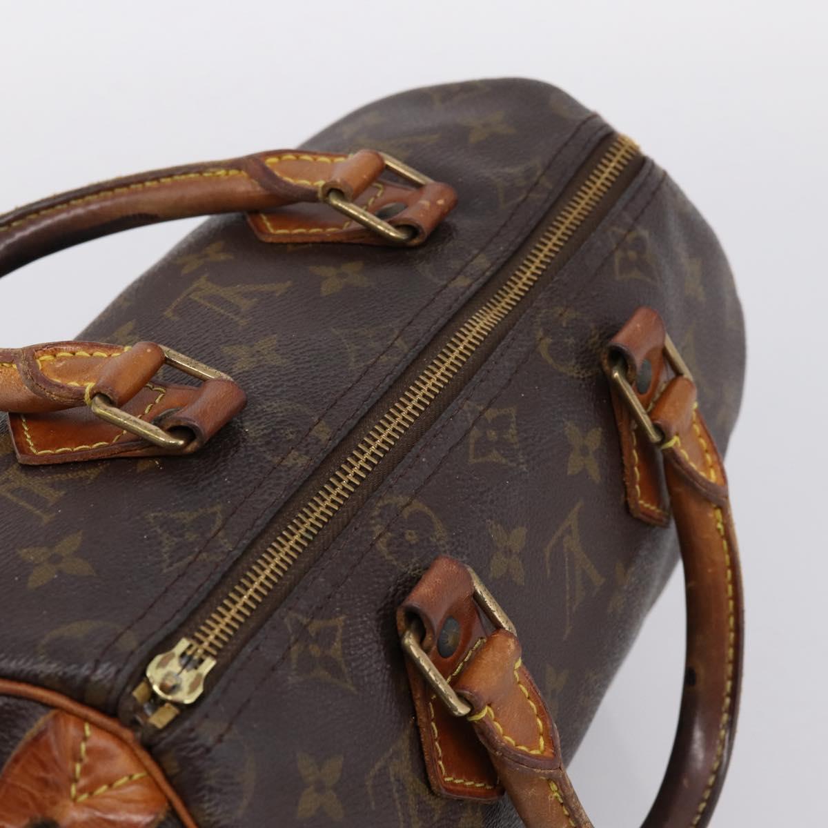 LOUIS VUITTON Monogram Speedy 25 Hand Bag M41528 LV Auth 201491