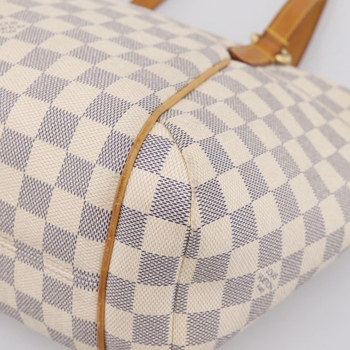 LOUIS VUITTON Damier Azur Totally PM Tote Bag N41280 LV Auth 201492A
