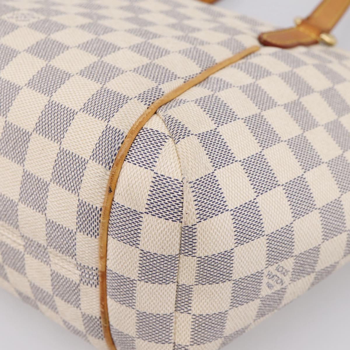 LOUIS VUITTON Damier Azur Totally PM Tote Bag N41280 LV Auth 201492A