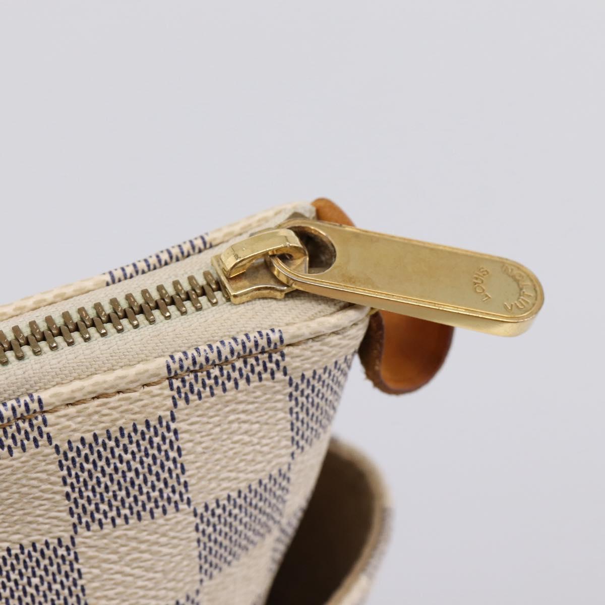 LOUIS VUITTON Damier Azur Totally PM Tote Bag N41280 LV Auth 201492A