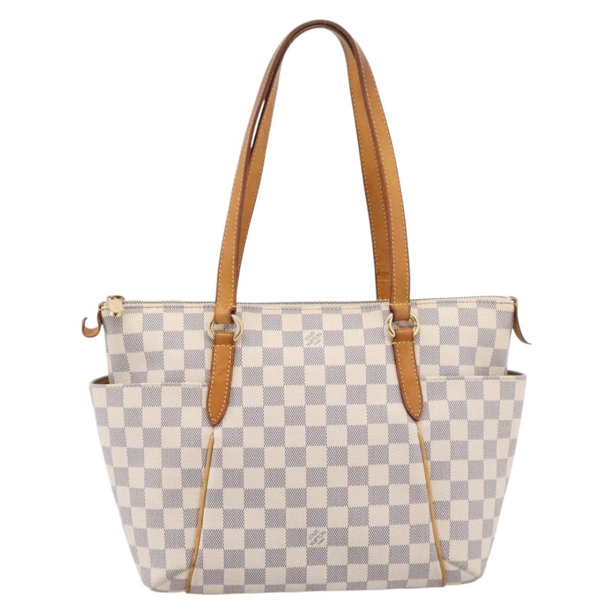 LOUIS VUITTON Damier Azur Totally PM Tote Bag N41280 LV Auth 201492A