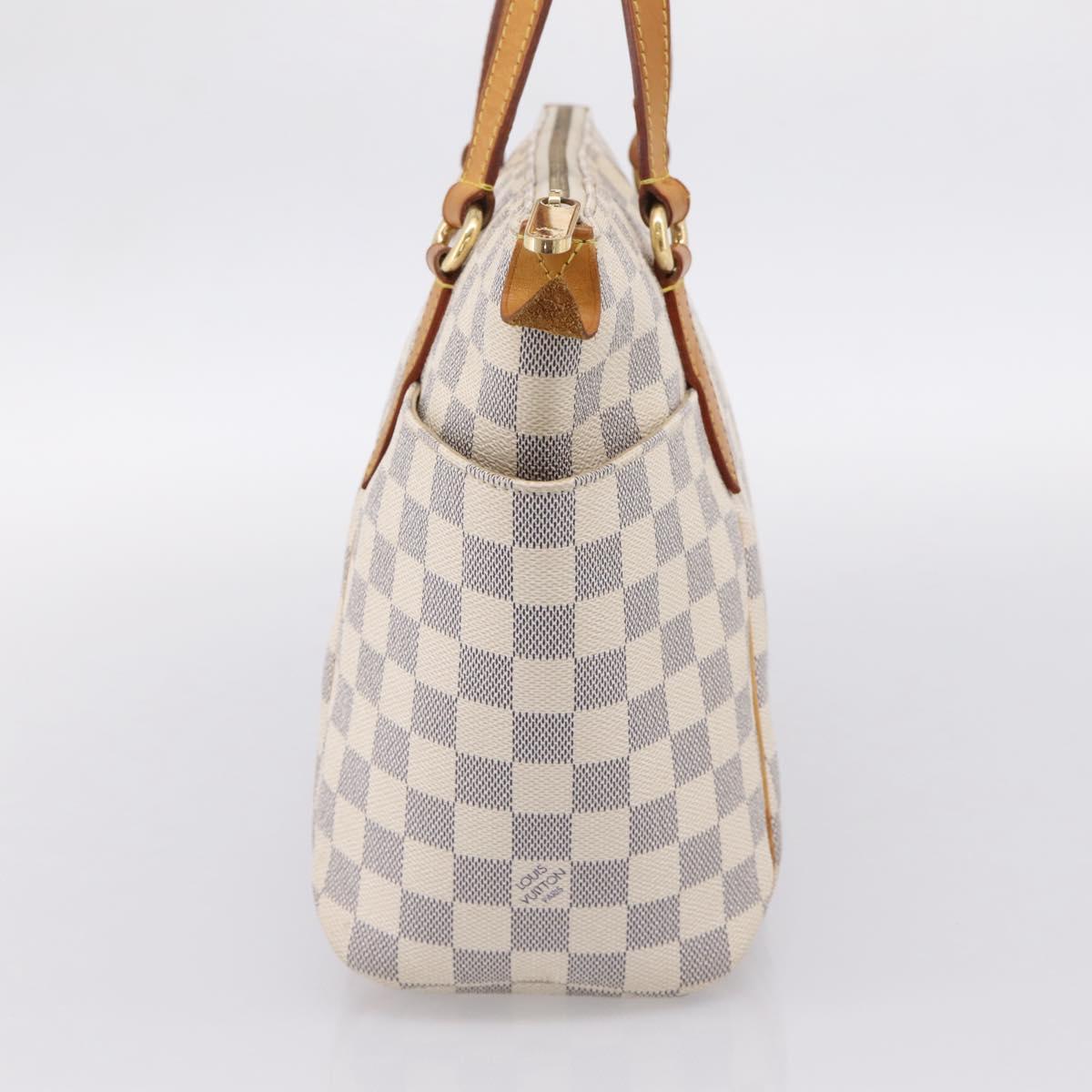 LOUIS VUITTON Damier Azur Totally PM Tote Bag N41280 LV Auth 201492A