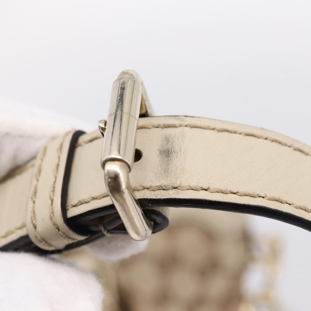 GUCCI GG Canvas Sukey Hand Bag 2way Beige Gold 247902 Auth 201493