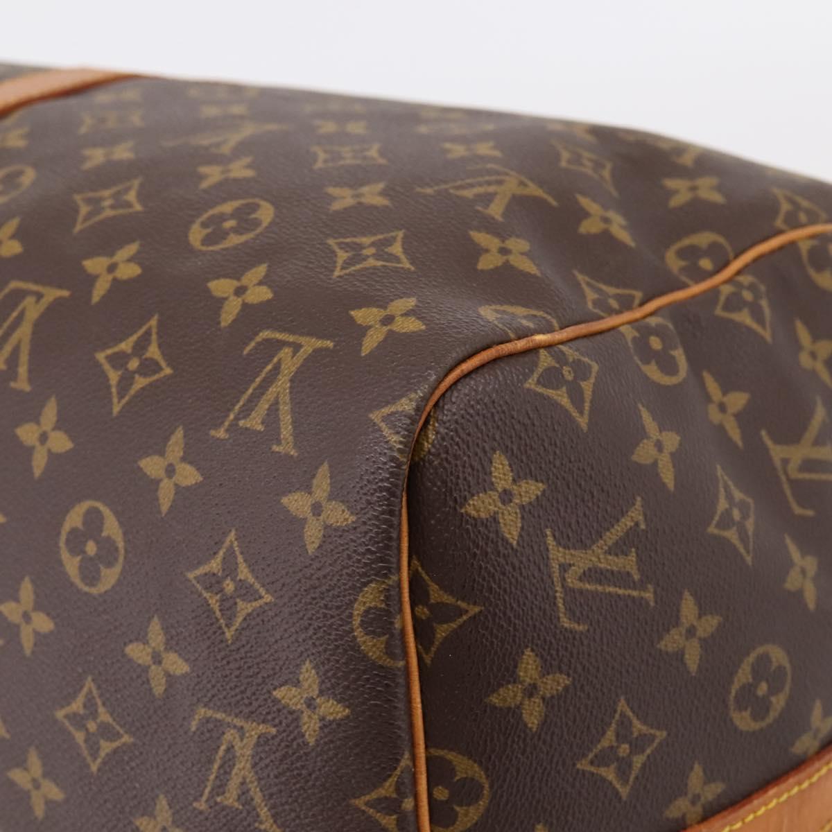 LOUIS VUITTON Monogram Keepall Bandouliere 55 Boston Bag M41414 LV Auth 201494