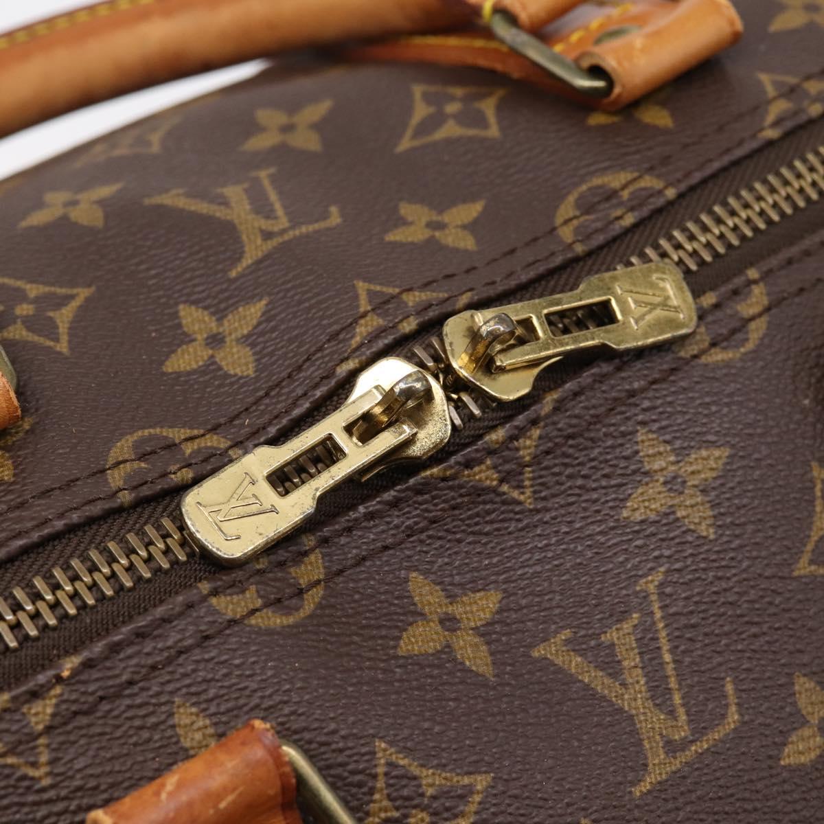 LOUIS VUITTON Monogram Keepall Bandouliere 55 Boston Bag M41414 LV Auth 201494