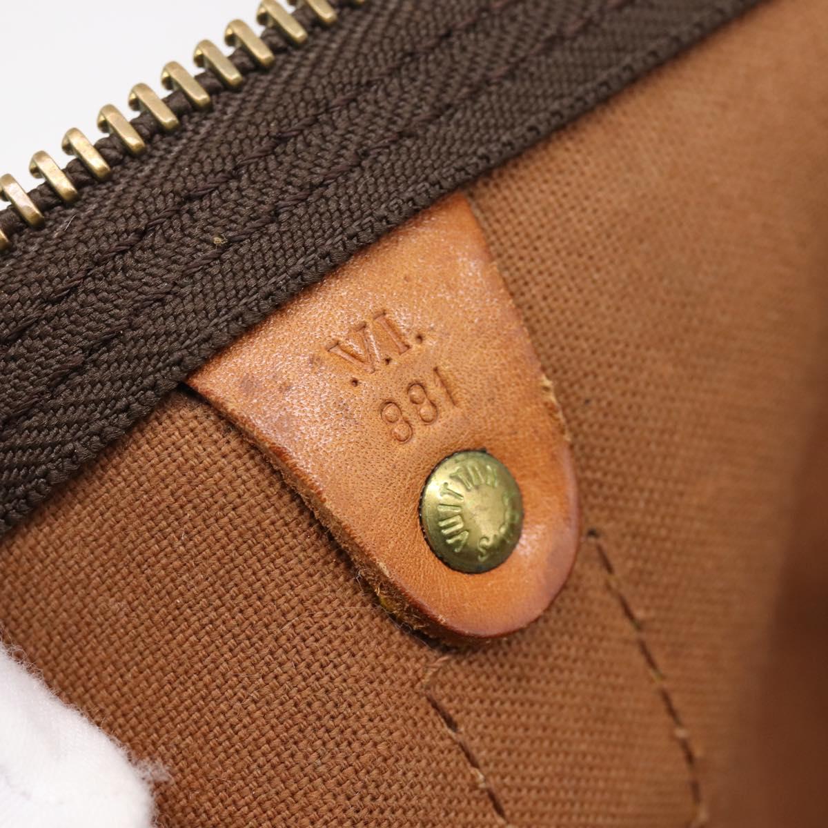 LOUIS VUITTON Monogram Keepall Bandouliere 55 Boston Bag M41414 LV Auth 201494