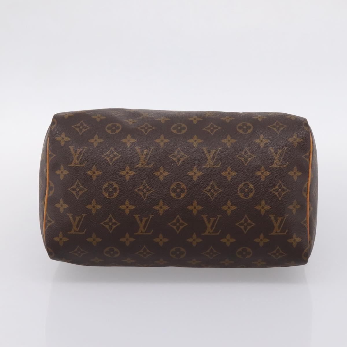 LOUIS VUITTON Monogram Speedy 30 Hand Bag M41526 LV Auth 201495A