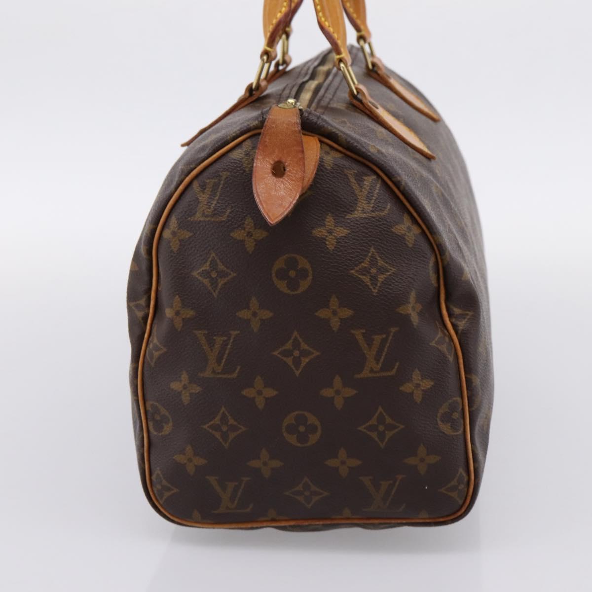 LOUIS VUITTON Monogram Speedy 30 Hand Bag M41526 LV Auth 201495A