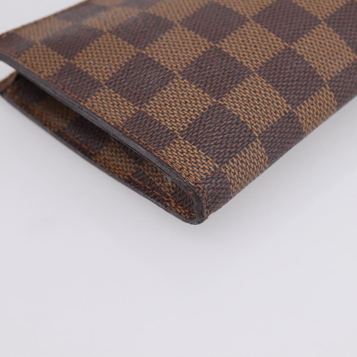 LOUIS VUITTON Damier Ebene Marais Pouch LV Auth 201498A