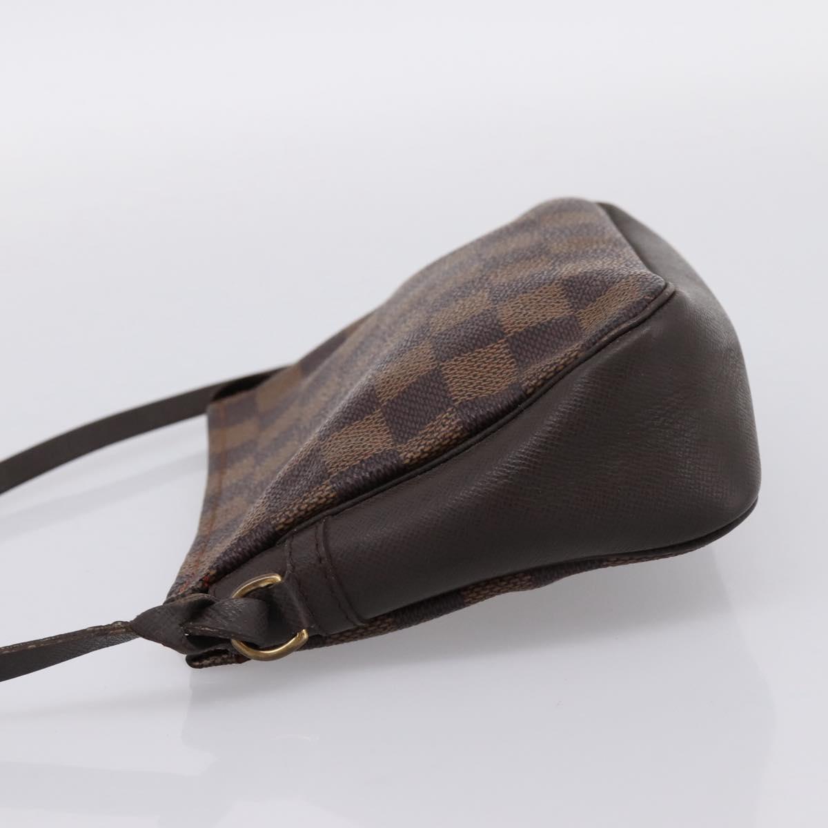 LOUIS VUITTON Damier Ebene Trousse Makeup Pouch N51982 LV Auth 201504A