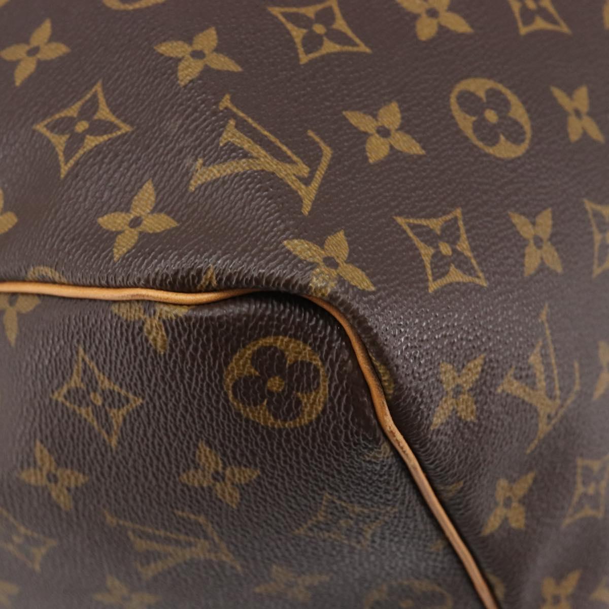 LOUIS VUITTON Monogram Keepall 45 Boston Bag M41428 LV Auth 201506V
