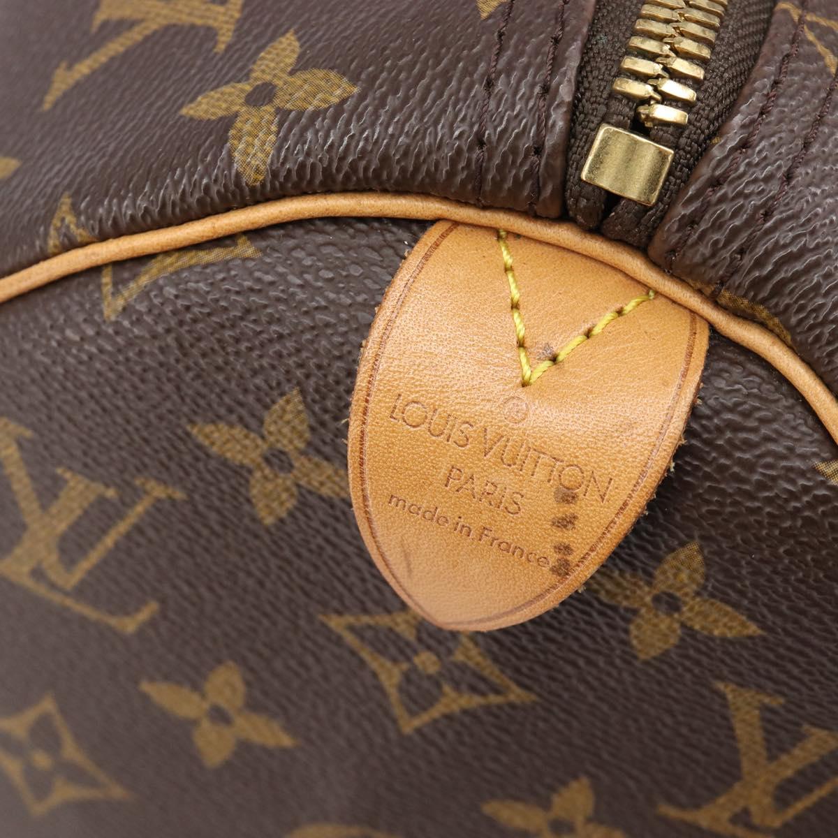 LOUIS VUITTON Monogram Keepall 45 Boston Bag M41428 LV Auth 201506V