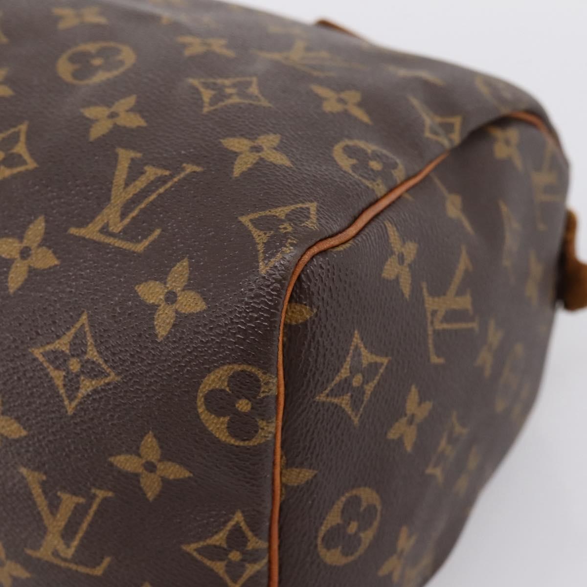 LOUIS VUITTON Monogram Speedy 25 Hand Bag M41528 LV Auth 201507