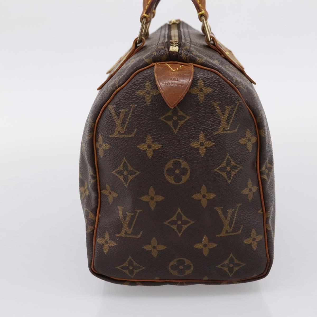 LOUIS VUITTON Monogram Speedy 25 Hand Bag M41528 LV Auth 201507