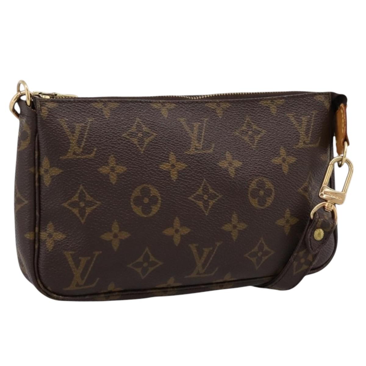 LOUIS VUITTON Monogram Pochette Accessoires Accessory Pouch M51980 Auth 201508V