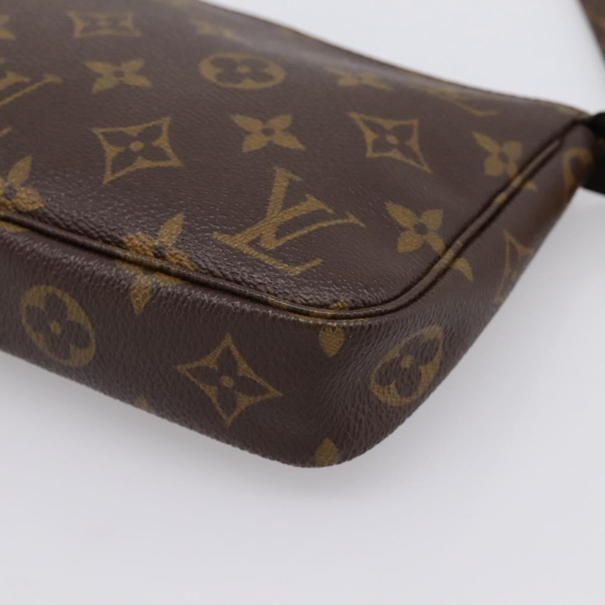 LOUIS VUITTON Monogram Pochette Accessoires Accessory Pouch M51980 Auth 201508V