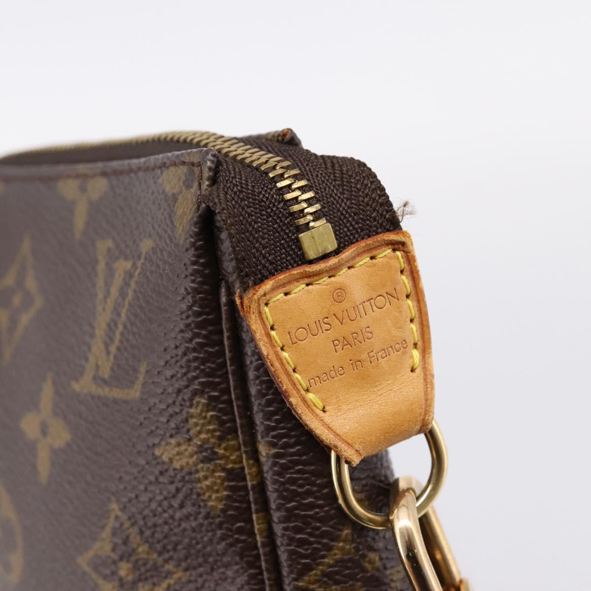 LOUIS VUITTON Monogram Pochette Accessoires Accessory Pouch M51980 Auth 201508V