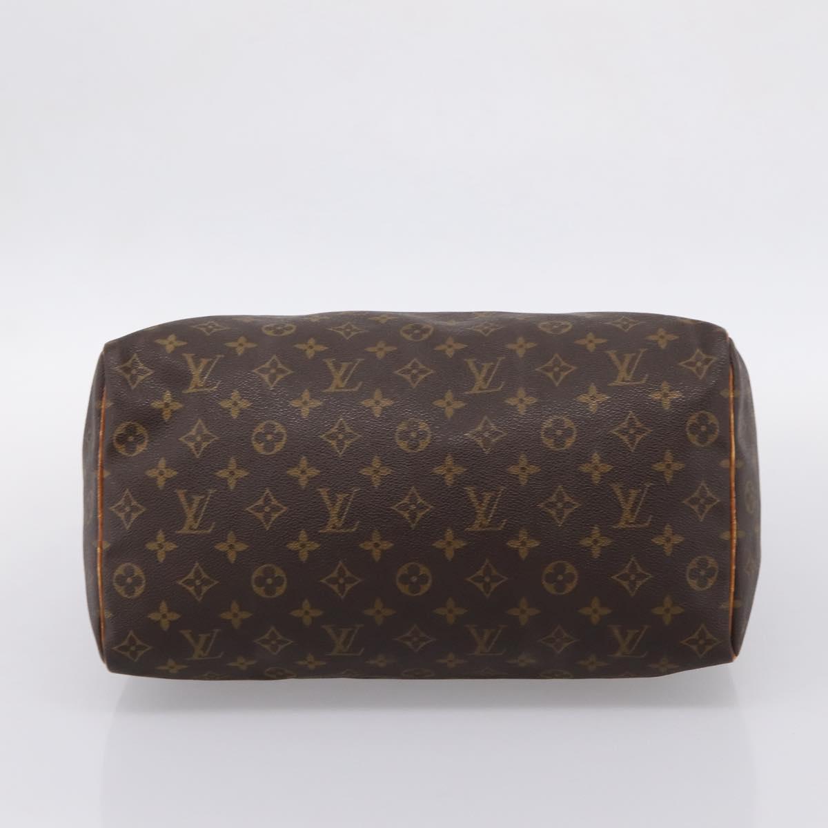 LOUIS VUITTON Monogram Speedy 35 Hand Bag M41524 LV Auth 201510