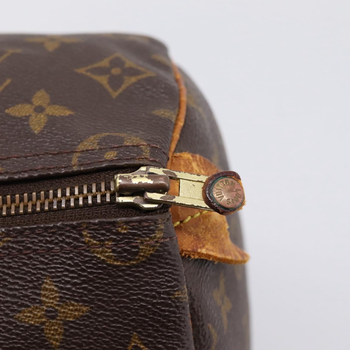 LOUIS VUITTON Monogram Speedy 35 Hand Bag M41524 LV Auth 201510