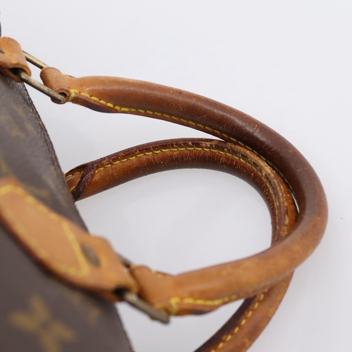LOUIS VUITTON Monogram Speedy 35 Hand Bag M41524 LV Auth 201510