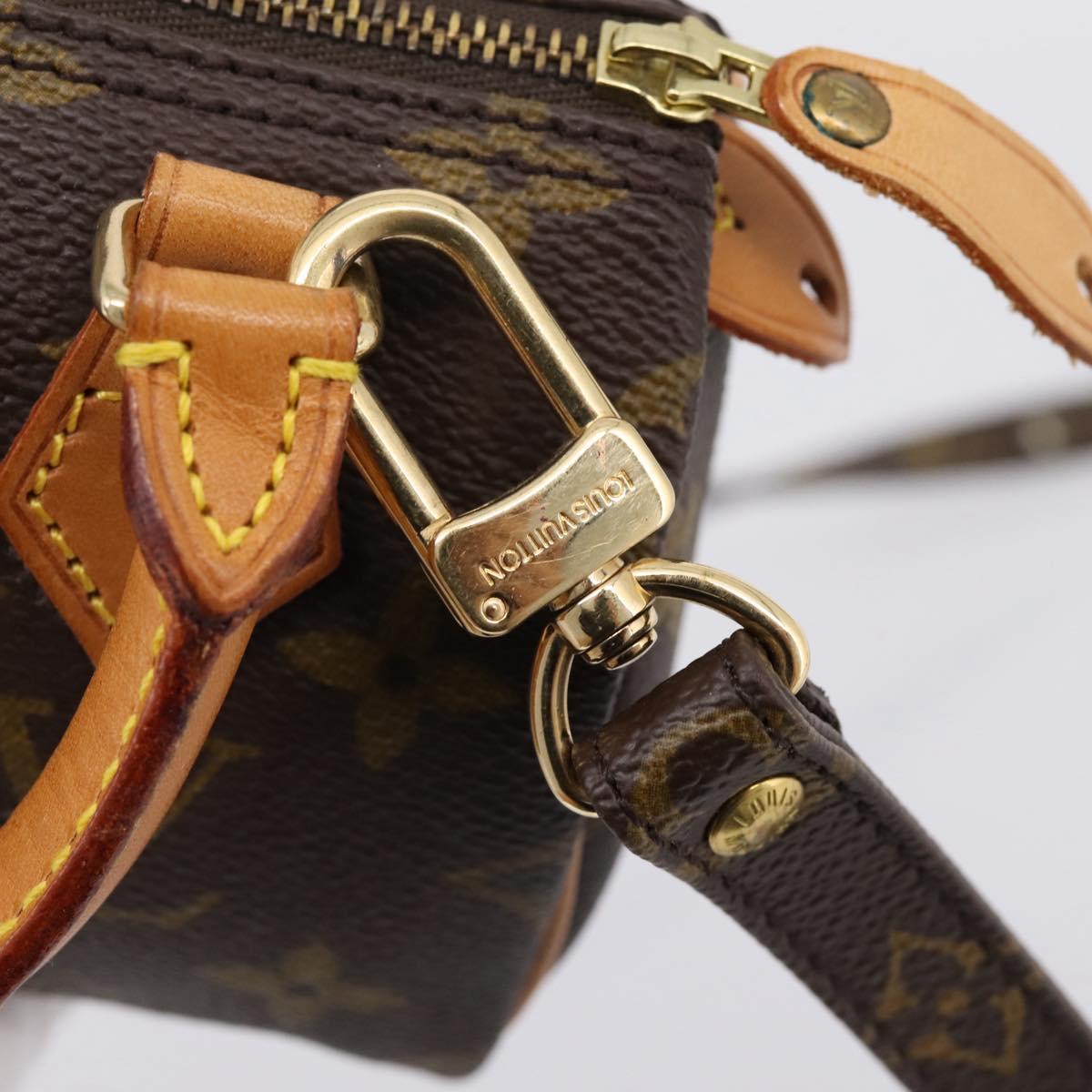 LOUIS VUITTON Monogram Mini Speedy Hand Bag M41534 LV Auth 201511SAV