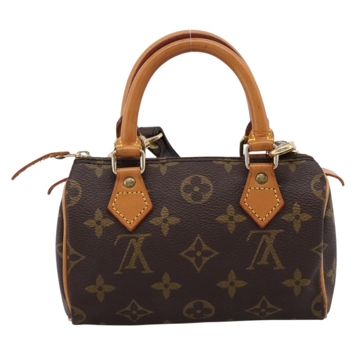 LOUIS VUITTON Monogram Mini Speedy Hand Bag M41534 LV Auth 201511SAV