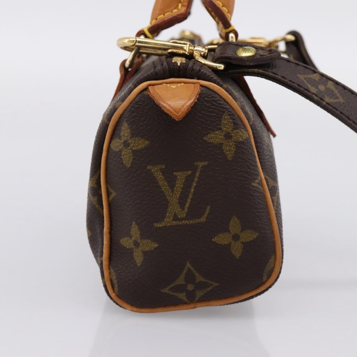 LOUIS VUITTON Monogram Mini Speedy Hand Bag M41534 LV Auth 201511SAV