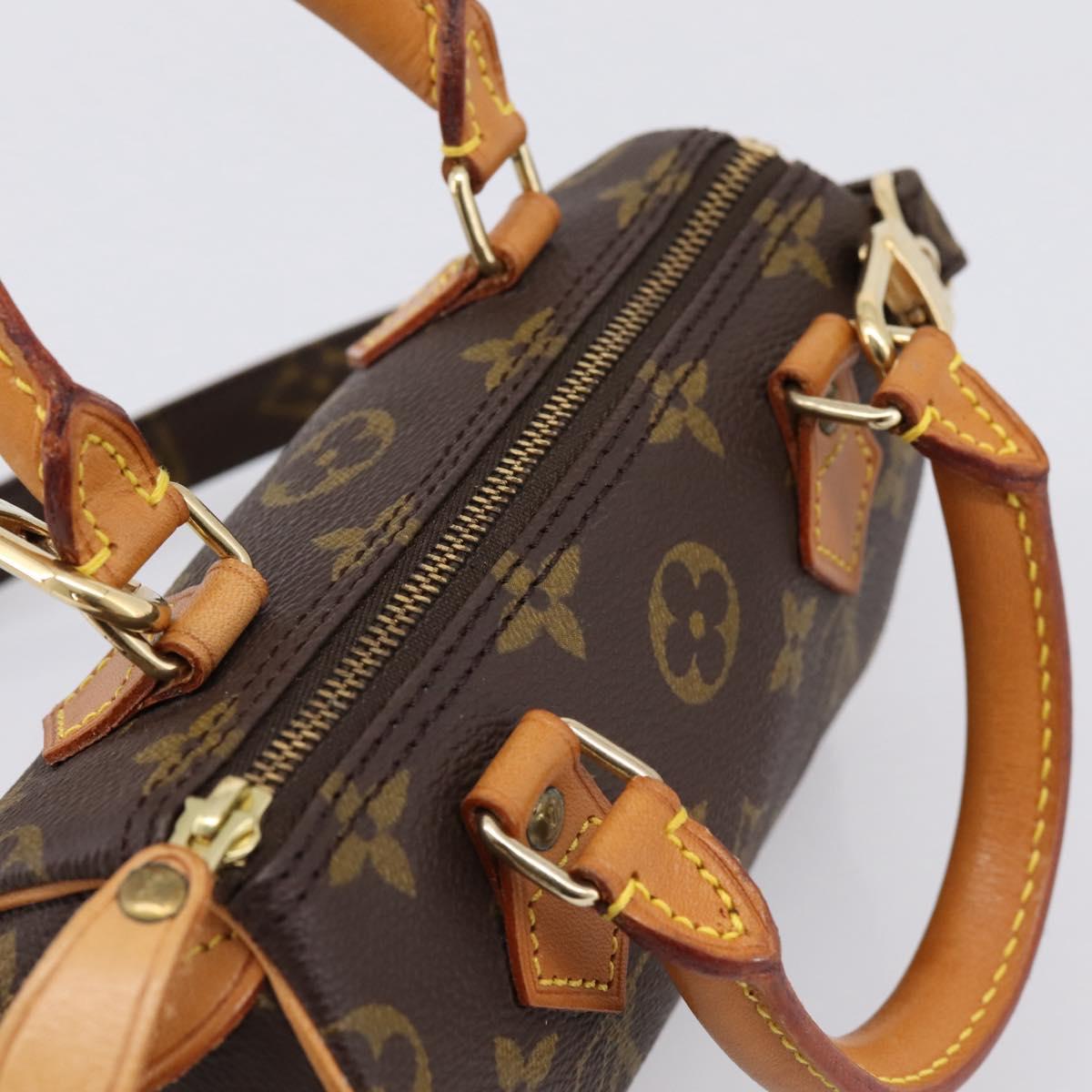 LOUIS VUITTON Monogram Mini Speedy Hand Bag M41534 LV Auth 201511SAV