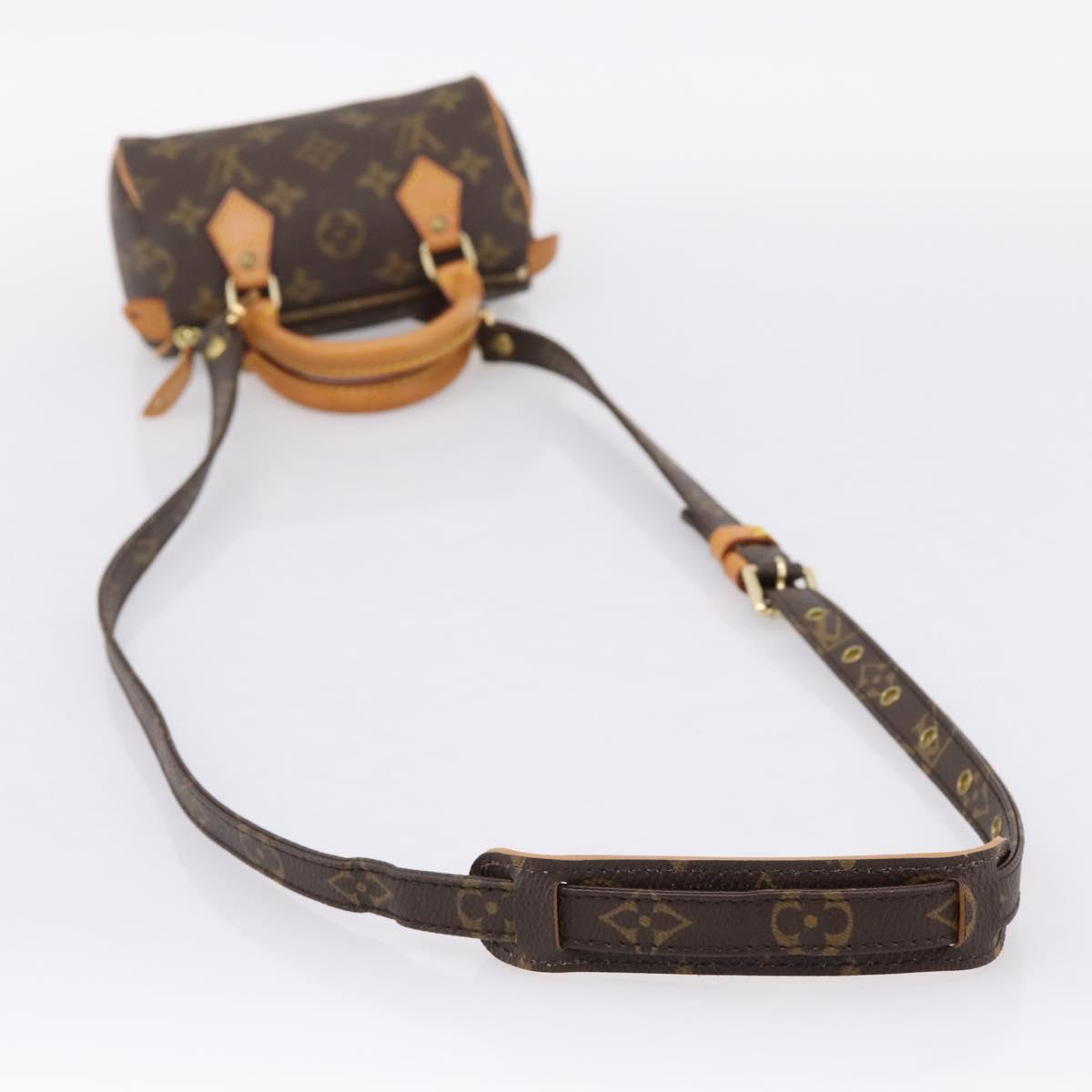LOUIS VUITTON Monogram Mini Speedy Hand Bag M41534 LV Auth 201511SAV