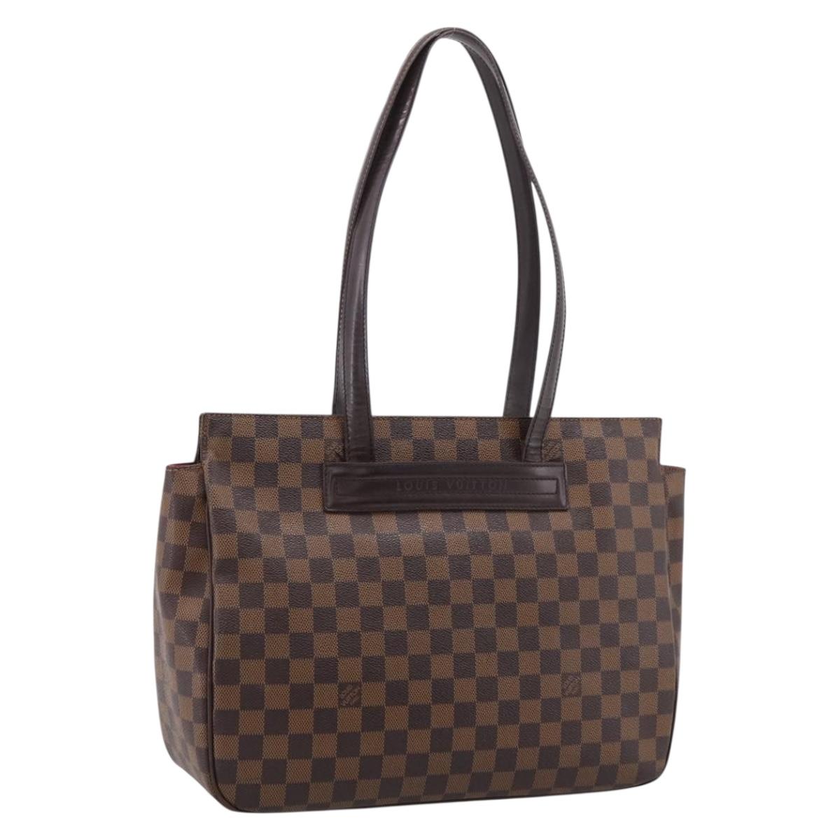 LOUIS VUITTON Damier Ebene Parioli PM Tote Bag N51123 LV Auth 201515A