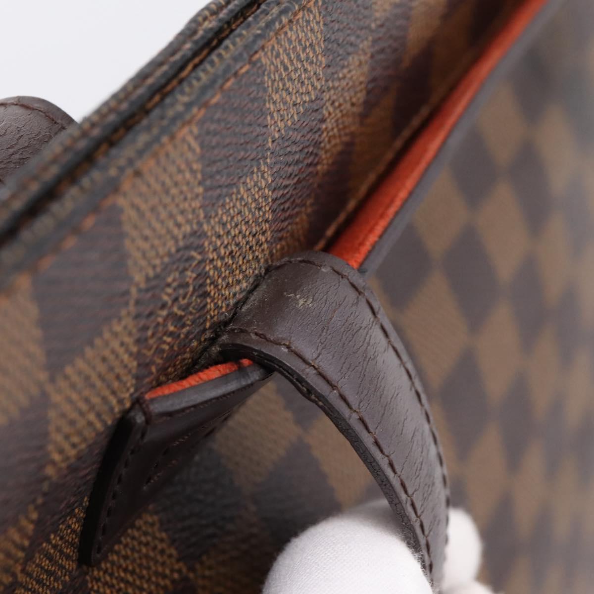 LOUIS VUITTON Damier Ebene Parioli PM Tote Bag N51123 LV Auth 201515A