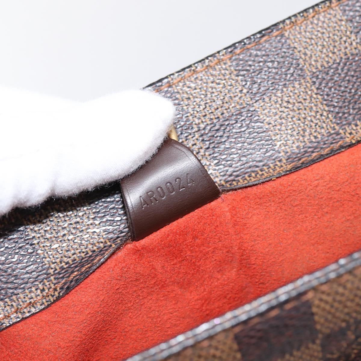 LOUIS VUITTON Damier Ebene Parioli PM Tote Bag N51123 LV Auth 201515A