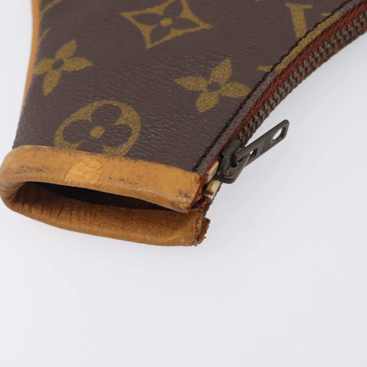 LOUIS VUITTON Monogram Racket Case LV Auth 201516