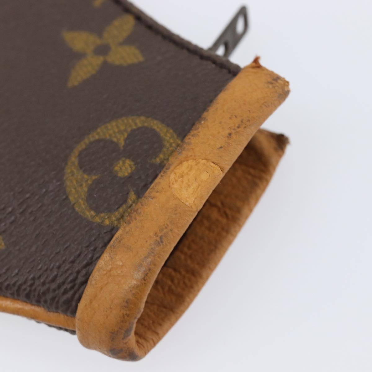 LOUIS VUITTON Monogram Racket Case LV Auth 201516