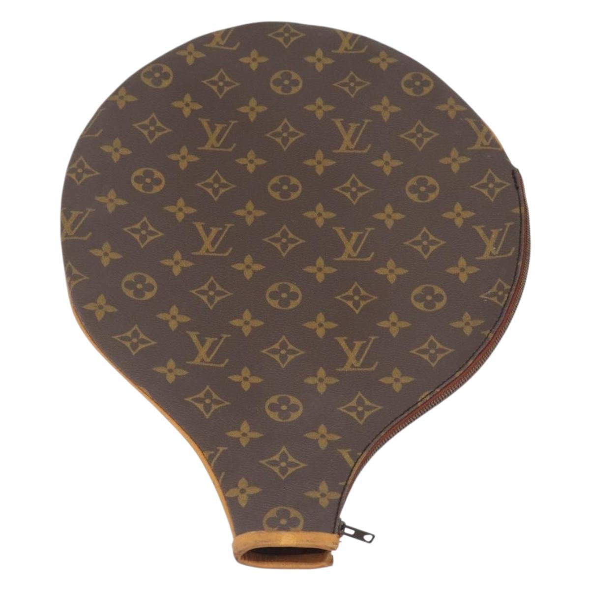 LOUIS VUITTON Monogram Racket Case LV Auth 201516