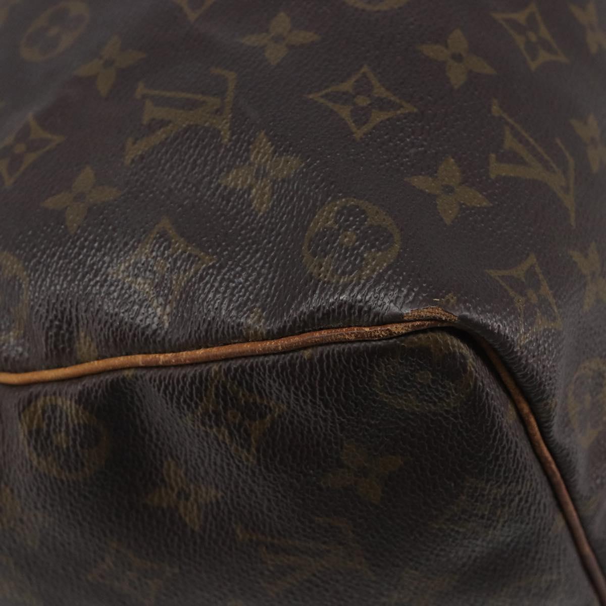 LOUIS VUITTON Monogram Speedy 35 Hand Bag M41524 LV Auth 201518
