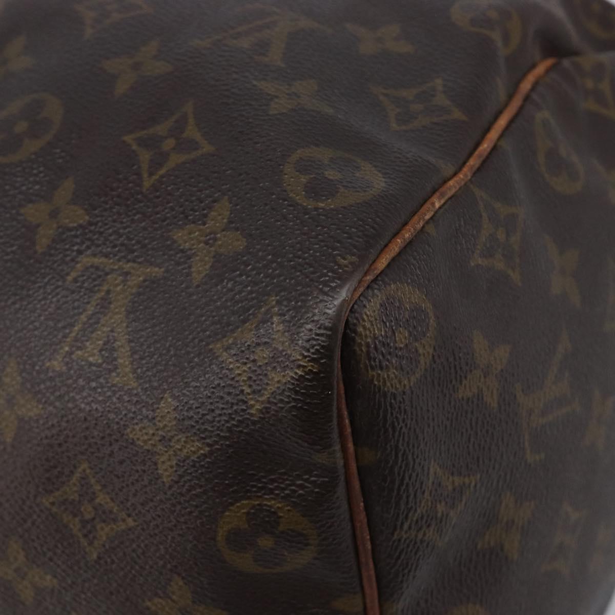 LOUIS VUITTON Monogram Speedy 35 Hand Bag M41524 LV Auth 201518